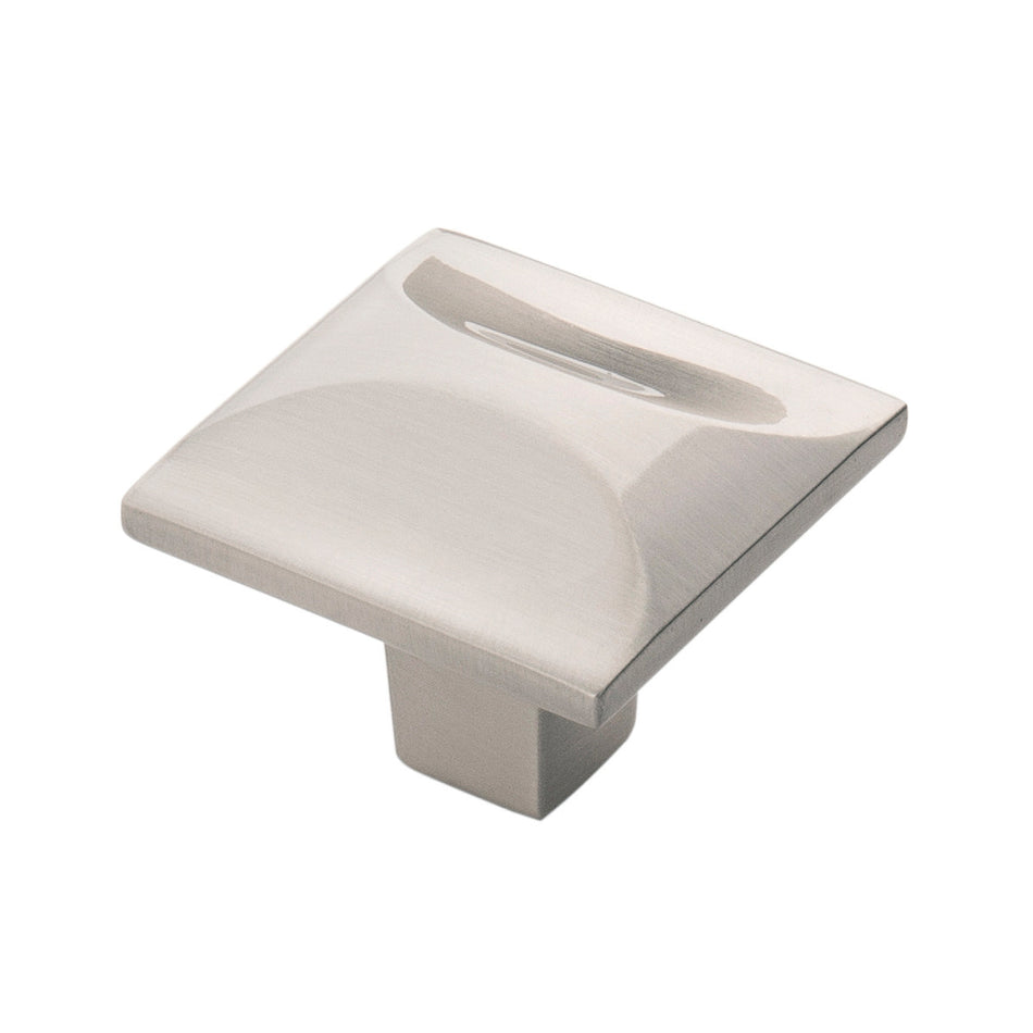 Hickory H076127-SN: 1-1/4" Crest Cabinet Knob - Satin Nickel