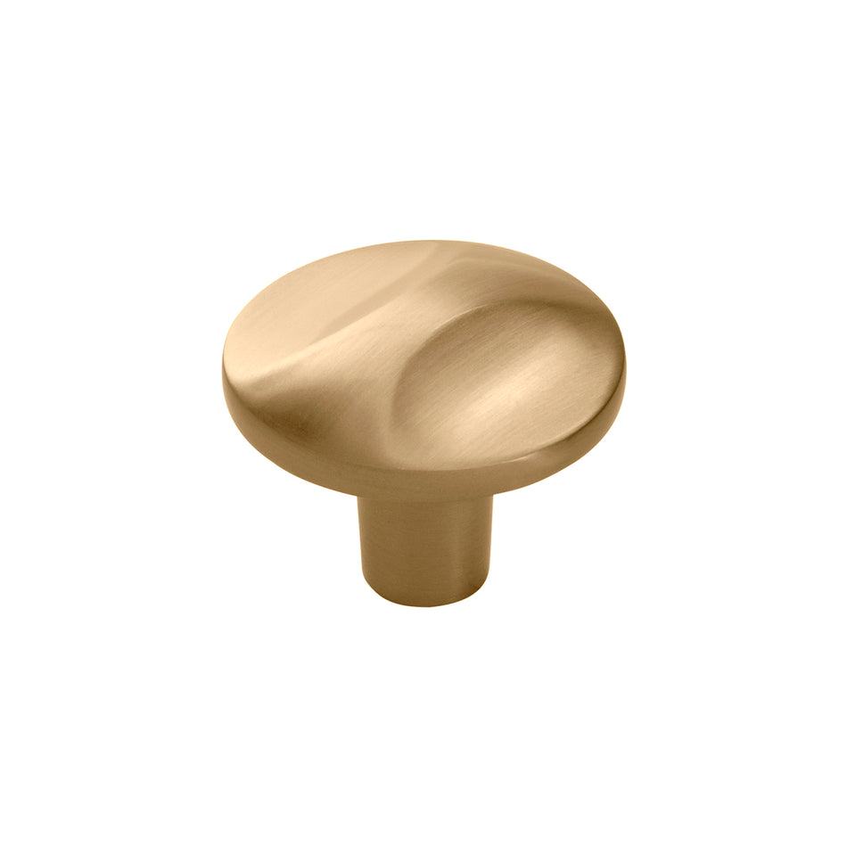 Hickory H076128-CBZ: 1-1/4" Crest Round Cabinet Knob - Champagne Bronze