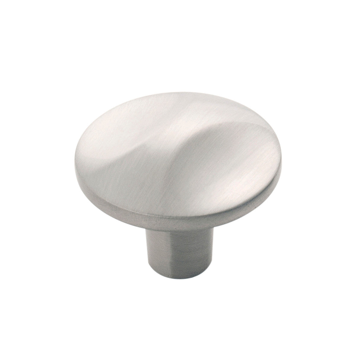 Hickory H076128-SN: 1-1/4" Crest Cabinet Knob - Satin Nickel