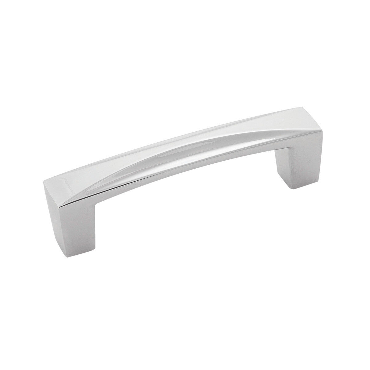 Hickory H076129-CH: 3" cc Crest Cabinet Pull - Polished Chrome