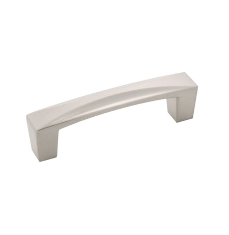 Hickory H076129-SN: 3" cc Crest Cabinet Pull - Satin Nickel