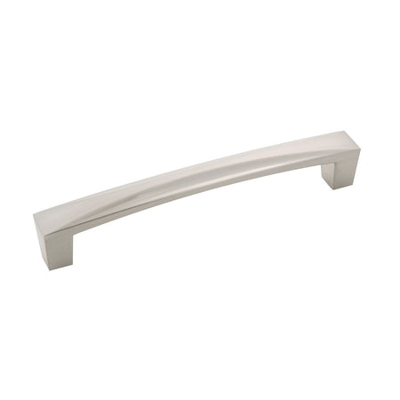 Hickory H076131-SN: 128mm cc Crest Cabinet Pull - Satin Nickel