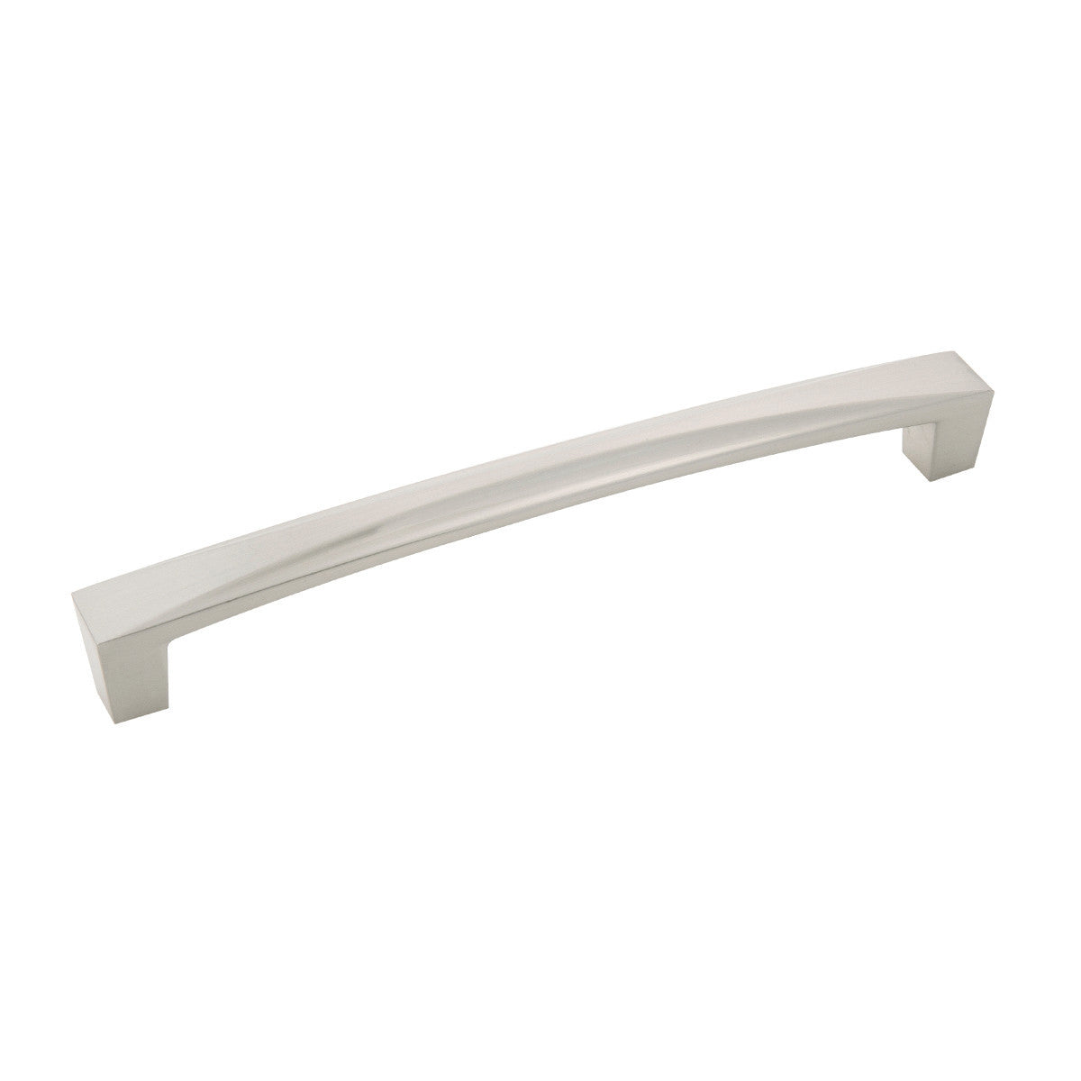 Hickory H076132-SN: 160mm cc Crest Cabinet Pull - Satin Nickel