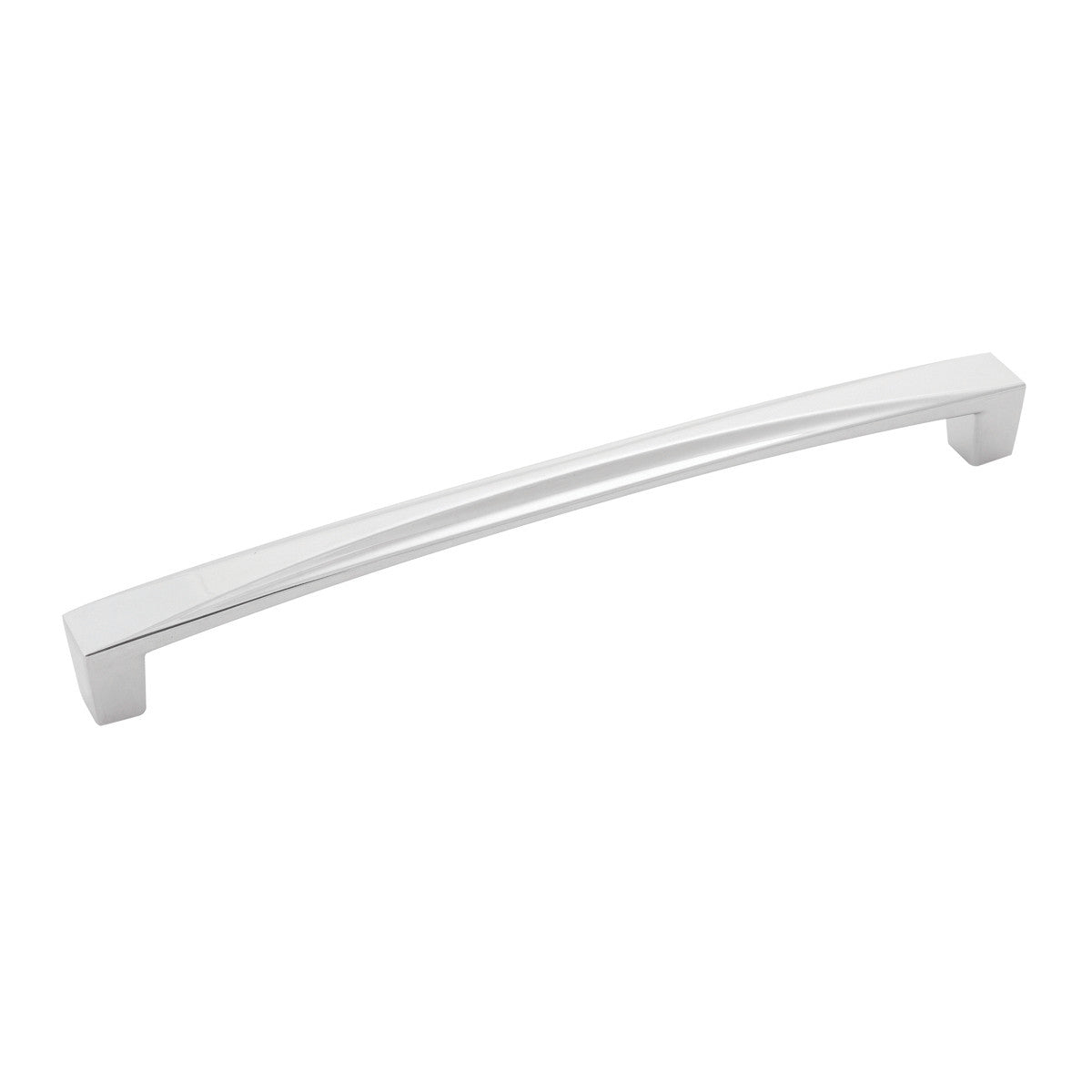 Hickory H076133-CH: 192mm cc Crest Cabinet Pull - Polished Chrome