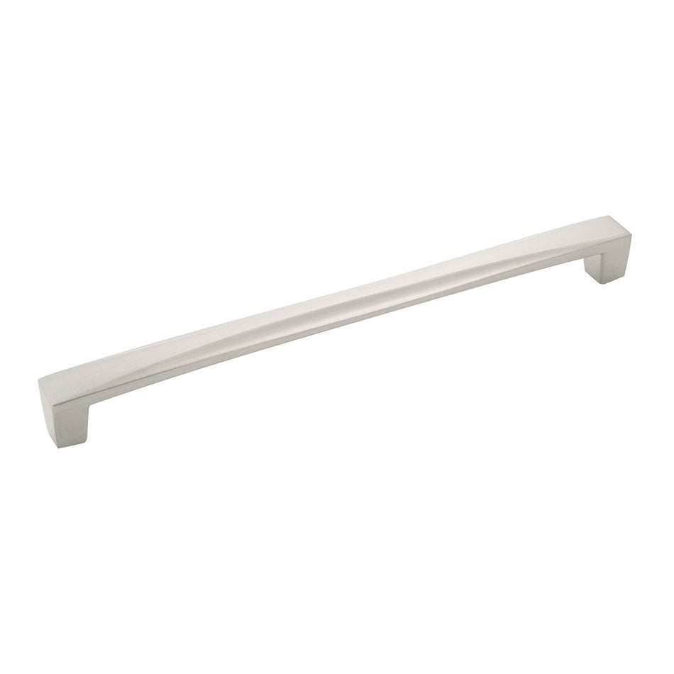 Hickory H076133-SN: 192mm cc Crest Cabinet Pull - Satin Nickel