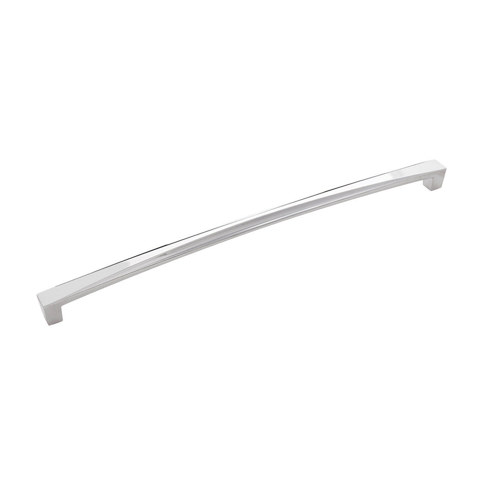 Hickory H076135-CH: 12" cc Crest Cabinet Pull - Polished Chrome