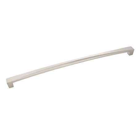 Hickory H076135-SN: 12" cc Crest Cabinet Pull - Satin Nickel