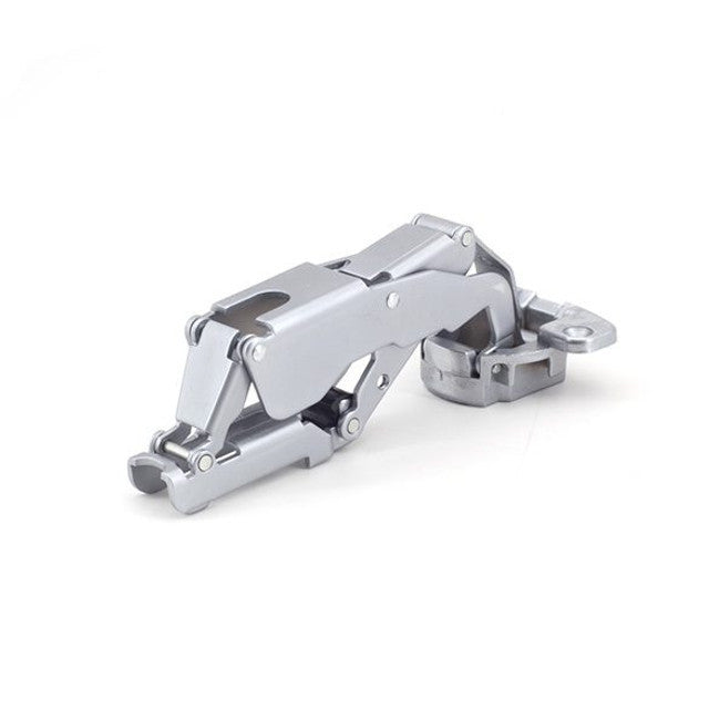 Sugatsune H160-34/28: 28mm Overlay Concealed Hinge (free-swinging) - Satin Chrome