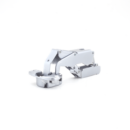 Sugatsune H160-34/18: 18mm Overlay Concealed Hinge (free-swinging) - Satin Chrome