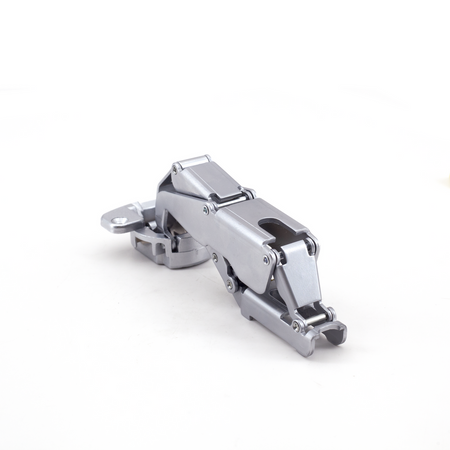 Sugatsune H160-C34/23: 23mm Overlay Concealed Hinge (self-closing) - Satin Chrome