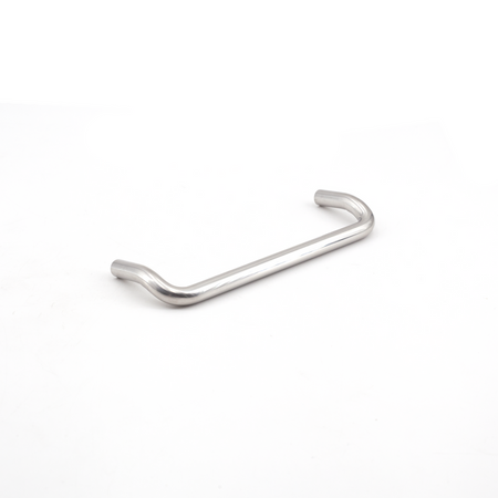 Sugatsune H-75-C-128: 120mm cc Offset Wire Cabinet Pull - Polished Stainless Steel