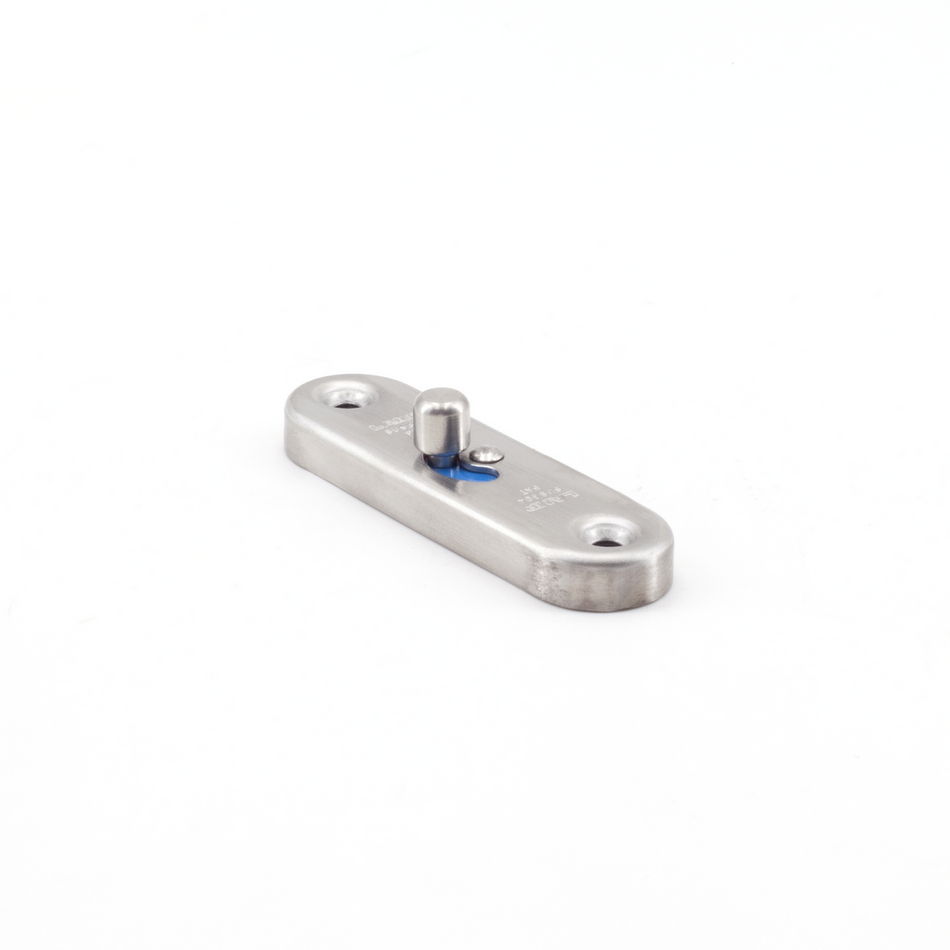 Sugatsune HC-65: Surface Mount Sliding Door Latch - Satin Stainless Steel