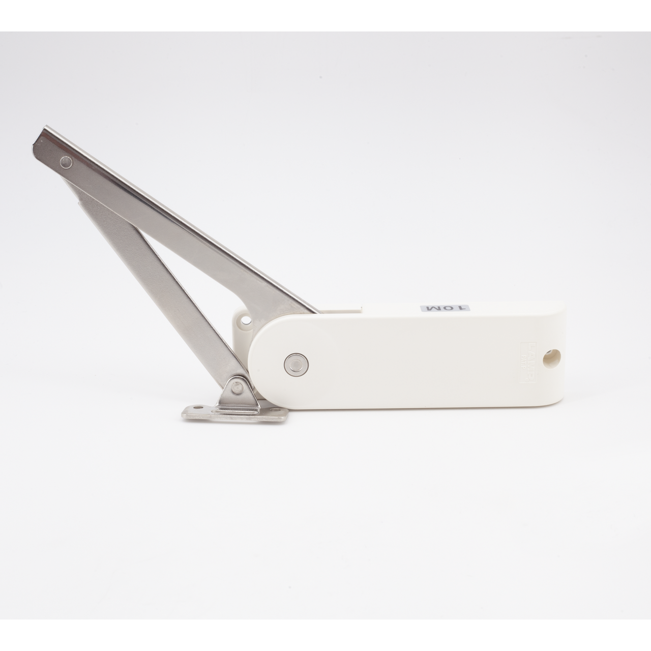 Sugatsune HDS-10S-ML/WHT: Medium Duty Self Close Lid Stay (left)- White