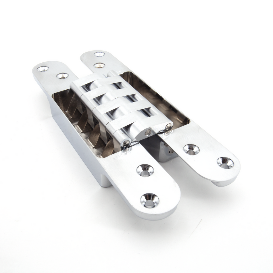 Sugatsune HES-3030BR/SC: 7 x 74mm cc Concealed Hinge - Satin Chrome