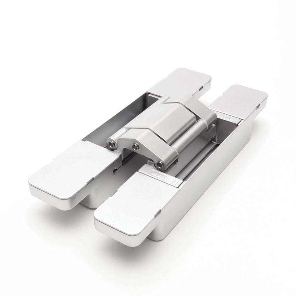 Sugatsune HES3D-E190DC-UL: 190mm 3-Way Adjustable Concealed Door Hinge - Dull Chrome