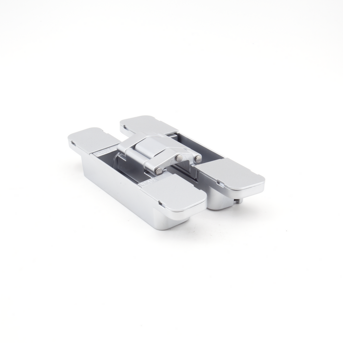 Sugatsune HES3D-120DC: 4-3/4" 3-Way Adjustable Concealed Door Hinge - Dull Chrome