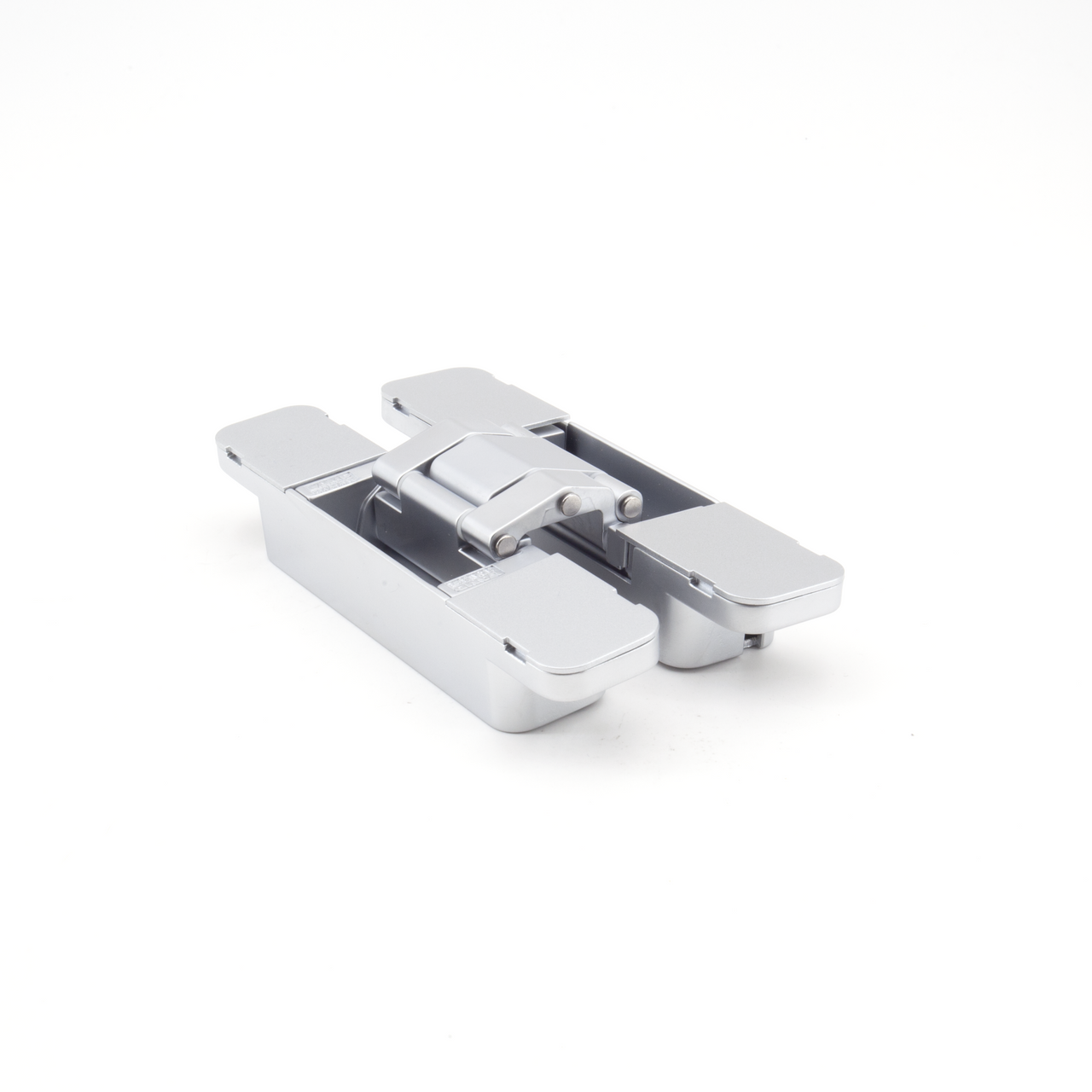 Sugatsune HES3D-120DC: 4-3/4" 3-Way Adjustable Concealed Door Hinge - Dull Chrome