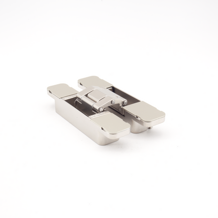 Sugatsune HES3D-120DN: 4-3/4" 3-Way Adjustable Concealed Door Hinge - Dull  Nickel