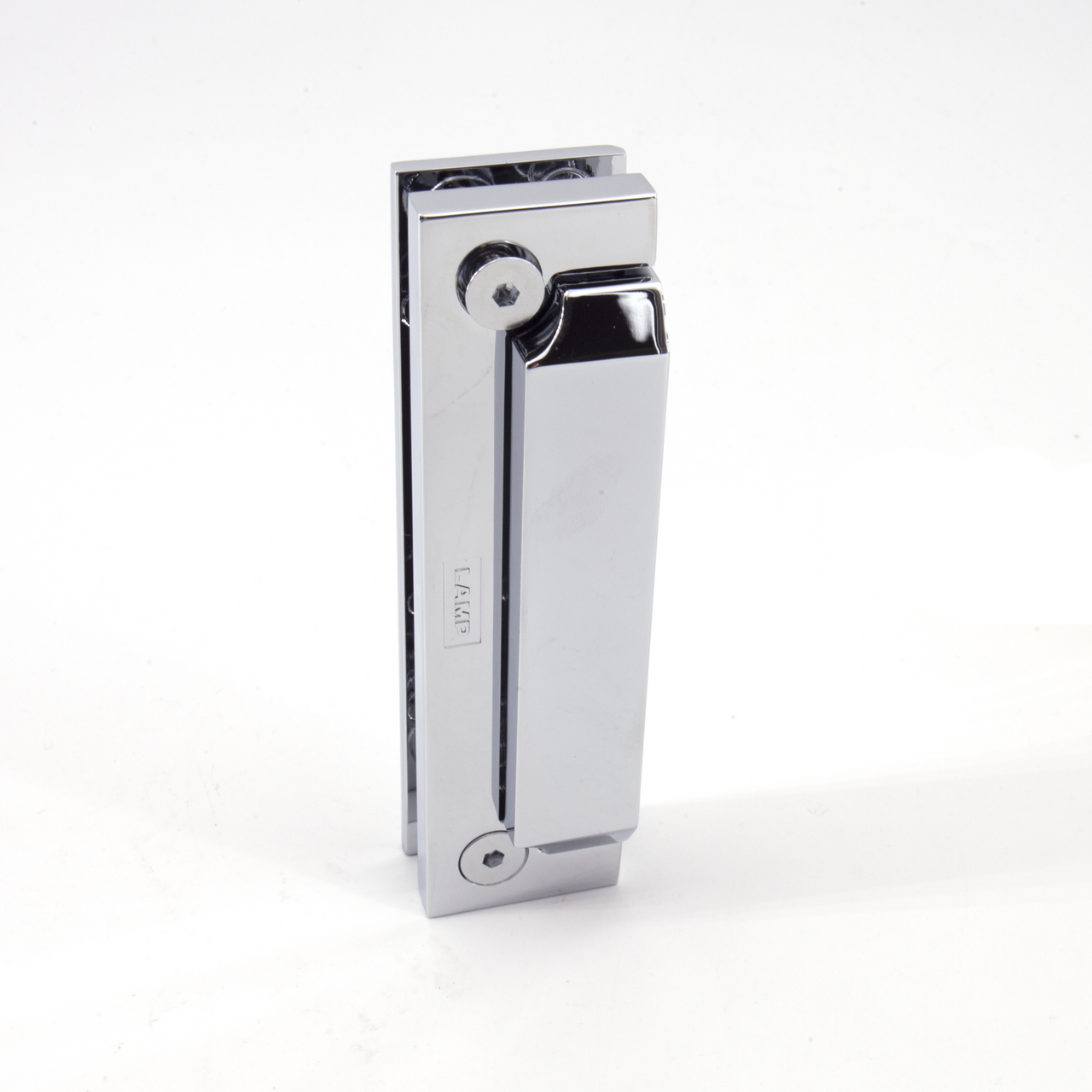 Sugatsune HES3D-G90BKT/CR: HES3D-90 Series Hinge Mounting Bracket for Glass Door - Polished Chrome