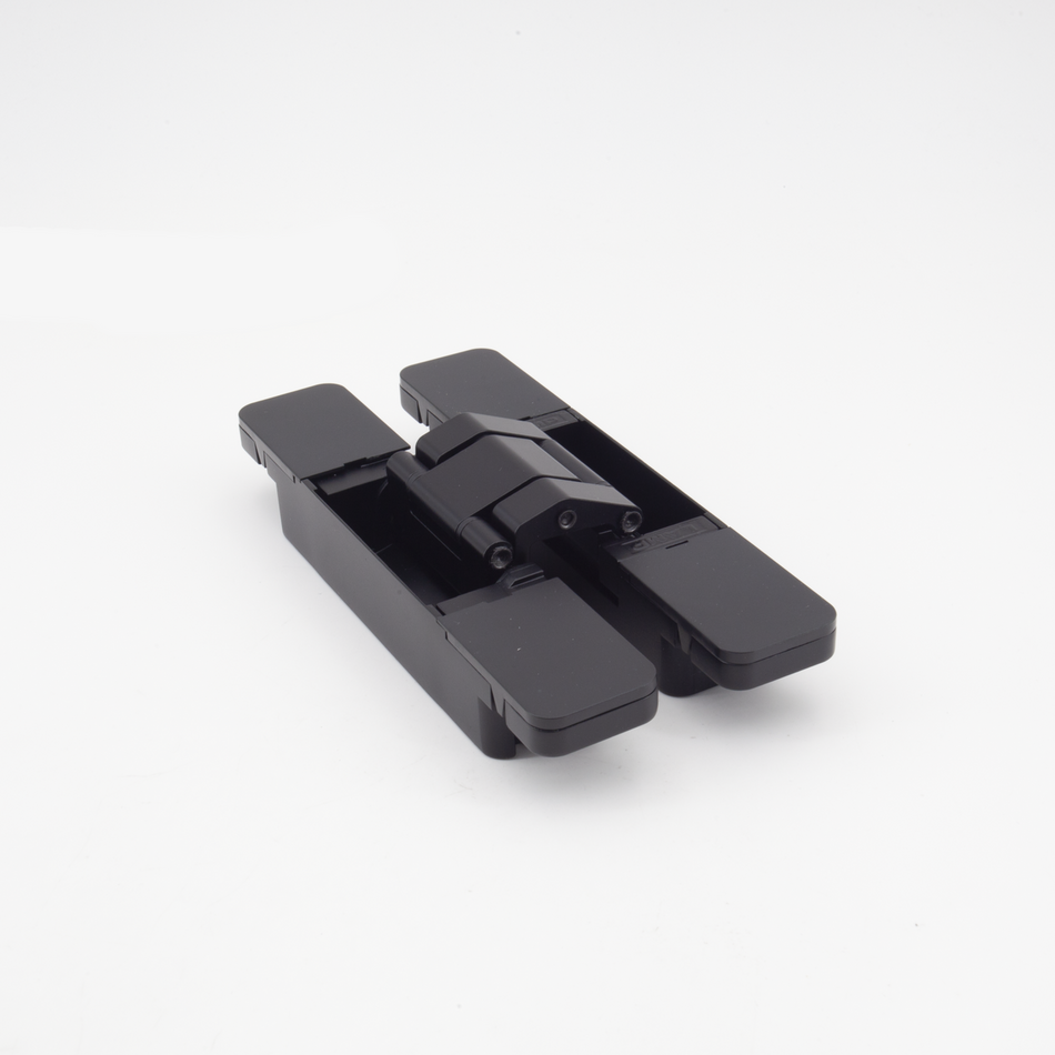 Sugatsune HES3D-E160BL: 160mm 3-Way Adjustable Concealed Hinge - Black