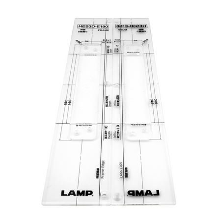 Sugatsune HES3D-E190-TMP: Mounting Template for HES3D-E190 Concealed Hinge