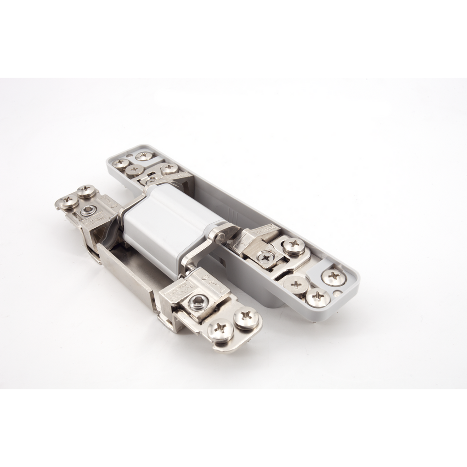 135/160mm Sugatsune 3-Way Adjustable Concealed Door Hinge - Light Grey