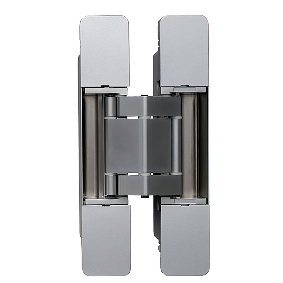 Sugatsune HES3D-W190PN: 190mm 3-Way Adjustable Concealed Door Hinge - Polished Nickel