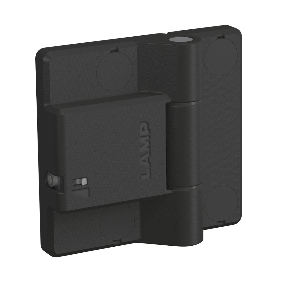 Sugatsune HG-JV65-S-BL: Horizontal Opening Soft-Close Hinge - Black