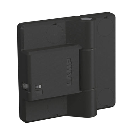 Sugatsune HG-JV65-S-BL: Horizontal Opening Soft-Close Hinge - Black