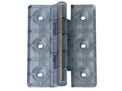 Sugatsune HG-P100: 100mm Clean Room Hinge - Clear PVC