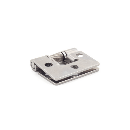 Sugatsune HG-BF3-2L-SO: 40mm Butt Hinge w/Tension Opening Spring (left) - Plain Stainless Steel