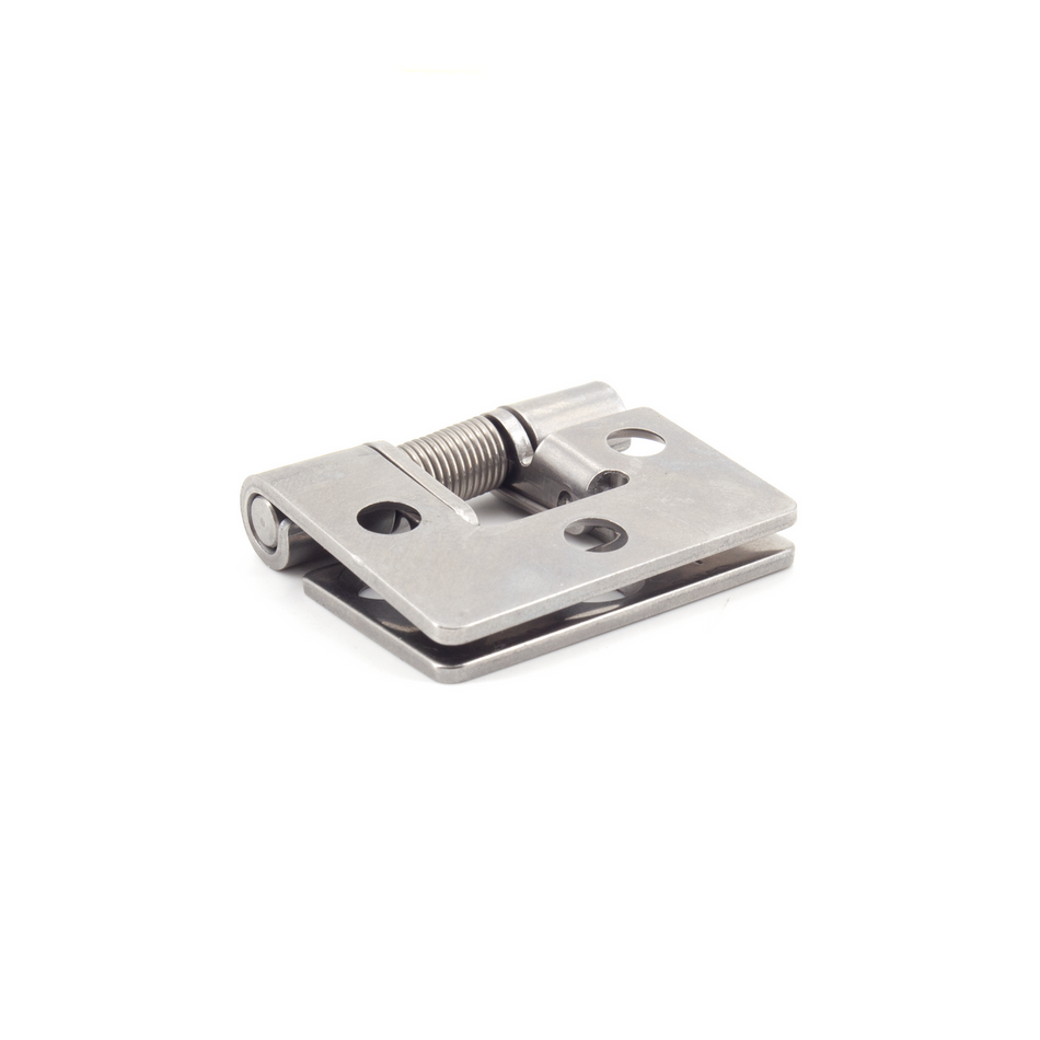 Sugatsune HG-BF3-2L-SO: 40mm Butt Hinge w/Tension Opening Spring (left) - Plain Stainless Steel