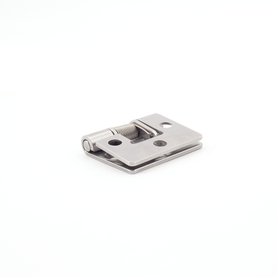 Sugatsune HG-BF3-2R-SO: 40mm Butt Hinge w/Tension Opening Spring (right) - Plain Stainless Steel