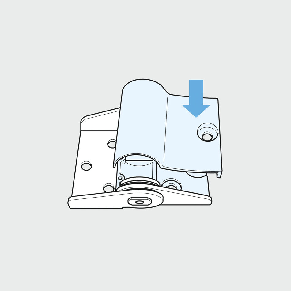 Sugatsune HG-ITSC: Cover for HG-ITS Torque Hinge - Silver