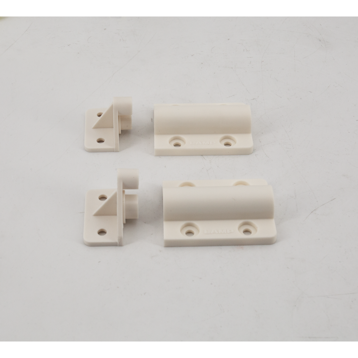 Sugatsune HG-JHS9-S-WT: Side Mount Soft-Open Dampening Hinge - White