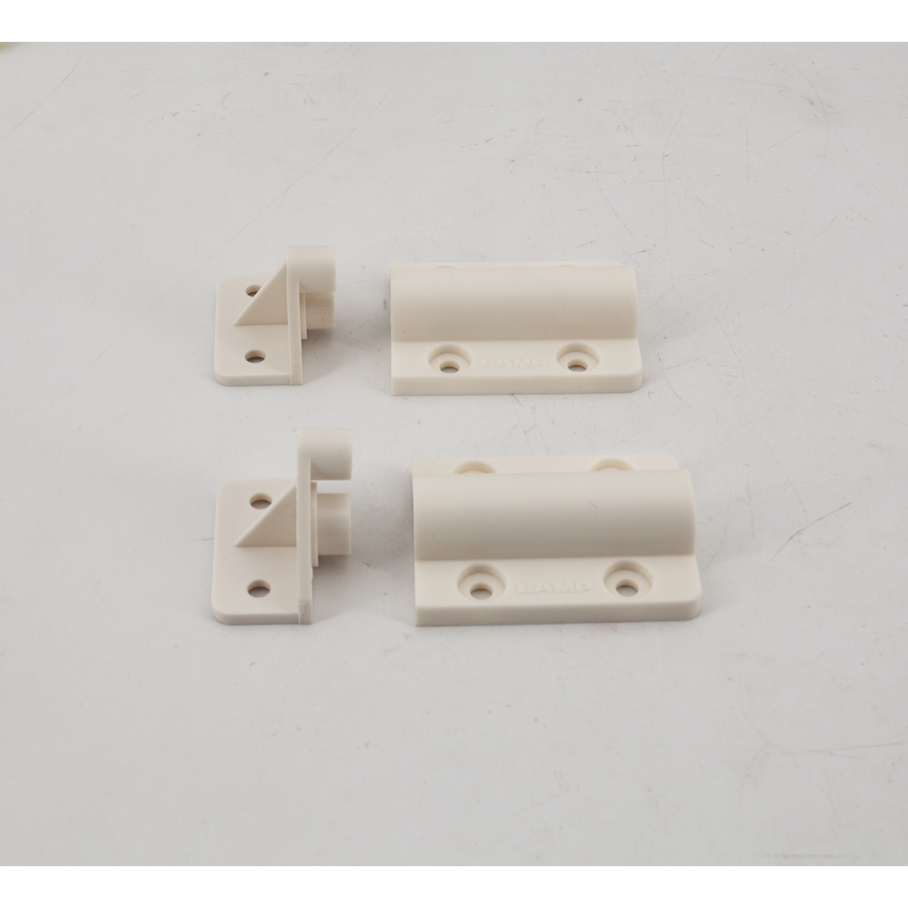 Sugatsune HG-JHS9-S-WT: Side Mount Soft-Open Dampening Hinge - White