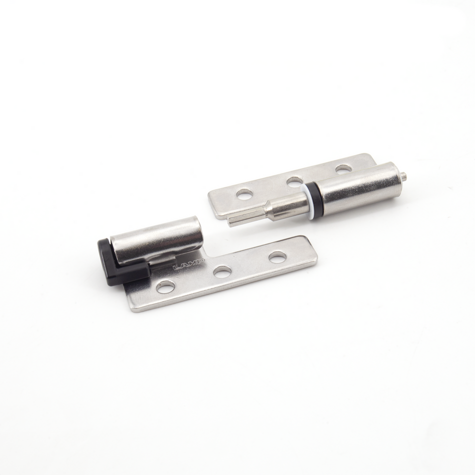 Sugatsune HG-KNT3R: 5.7 Lift-Off Torque Hinge (right) - Polished Stainless Steel