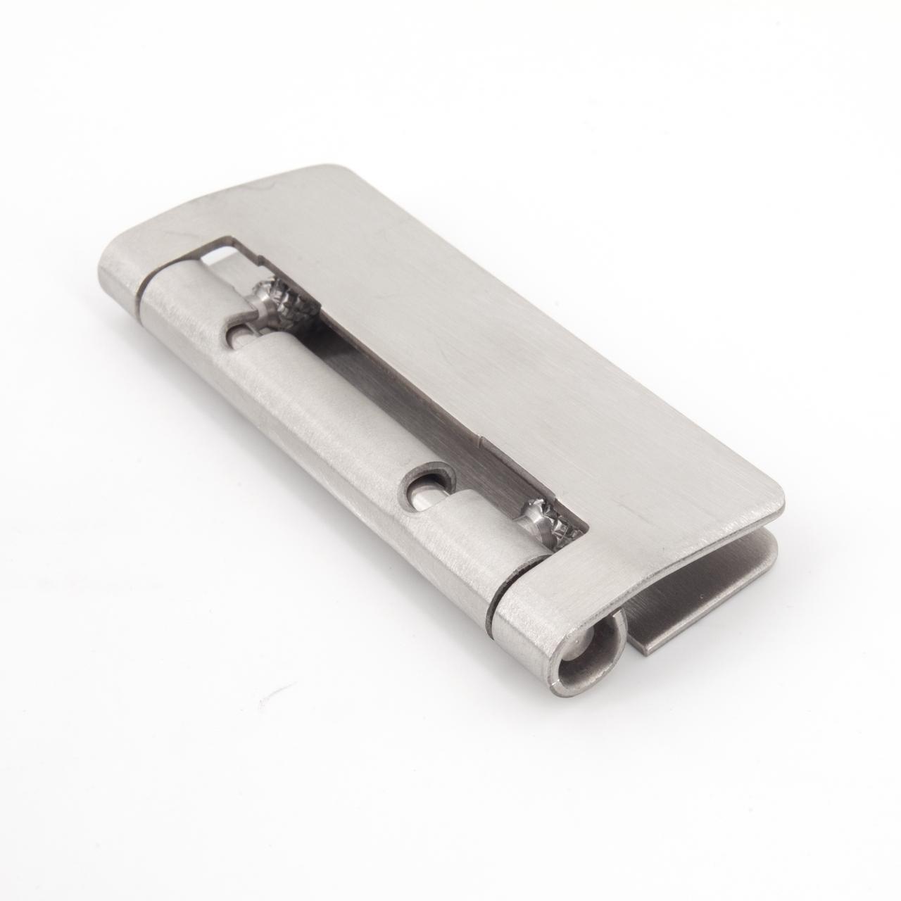 Sugatsune HG-OTB100: 100mm Quick Release Hinge w/o Screw Holes - Stainless Steel