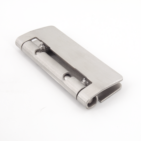 Sugatsune HG-OTB100: 100mm Quick Release Hinge w/o Screw Holes - Stainless Steel