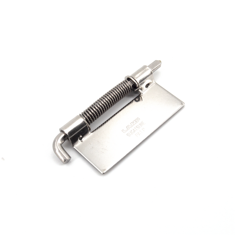 Sugatsune HG-PV60AC-L: Weld-on Spring Loaded Pivot Hinge (left) - Plain Stainless Steel