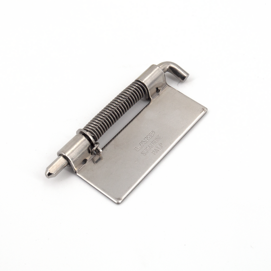 Sugatsune HG-PV60AC-R: Weld-on Spring Loaded Pivot Hinge (right) - Plain Stainless Steel