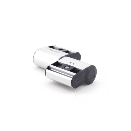Sugatsune HG-TQA90-A: 78mm One-Way Torque Hinge (clockwise) - Anodized Aluminum/Black