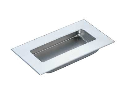 Sugatsune HH-AS2: 100mm cc Recessed Cabinet Pull -  Satin Stainless Steel