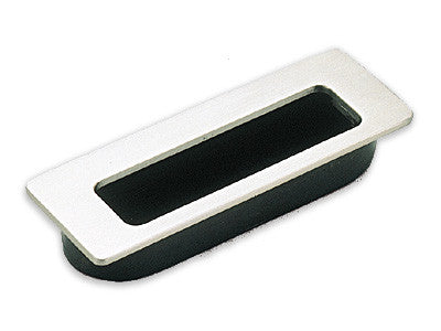 Sugatsune HH-K:  96mm cc Modern Recessed Cabinet Pull - Mirror Stainless Steel