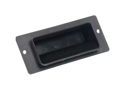 Sugatsune HH-PS99: 135mm Back Mount Recessed Pull - Black