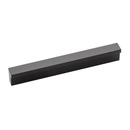 Hickory HH075267-FO: 96mm cc Streamline Cabinet Pull - Flat Onyx