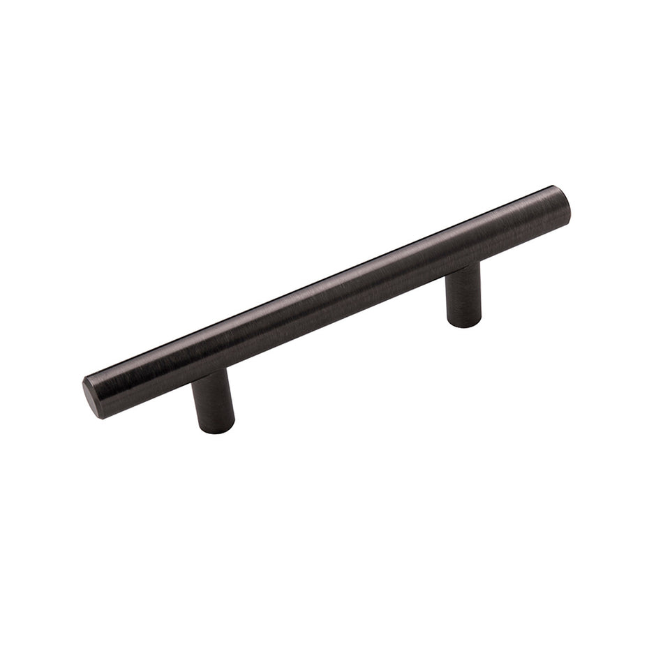 Hickory HH075593-BBLN: 3" cc Bar Cabinet Pull - Brushed Black Nickel