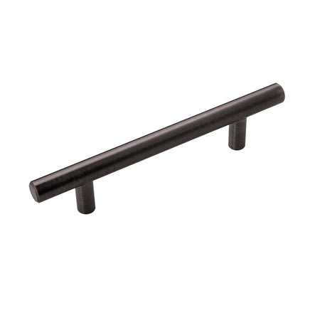 Hickory HH075594-BBLN: 96mm cc Bar Cabinet Pull - Brushed Black Nickel