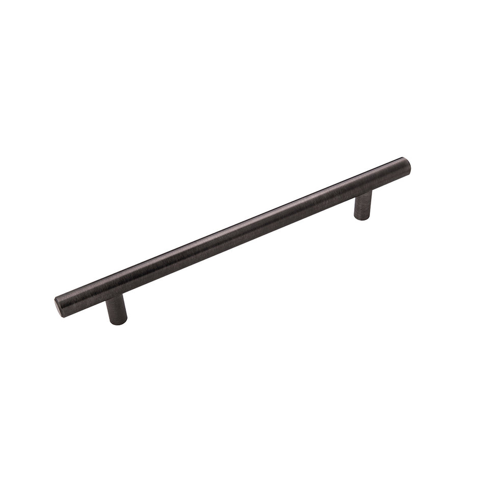 Hickory HH075595-BBLN: 128mm cc Bar Cabinet Pull - Brushed Black Nickel