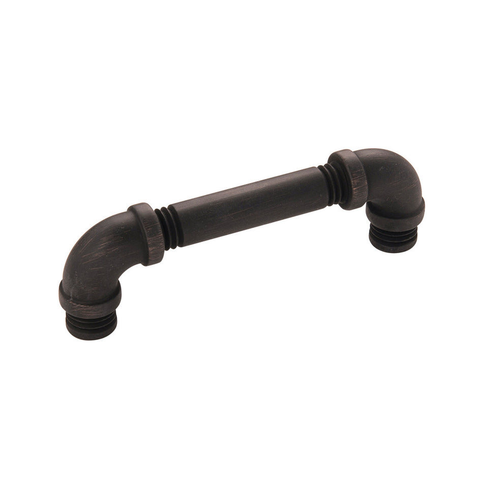 Hickory HH076011-VB: 96mm cc Pipeline Cabinet Pull - Vintage Bronze